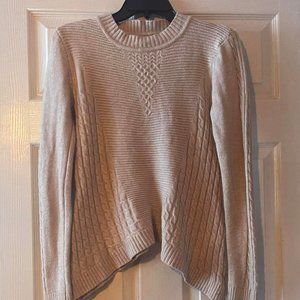Women's Sz Large. Sweater . Tan color Like NEW... JON&ANNA  ...